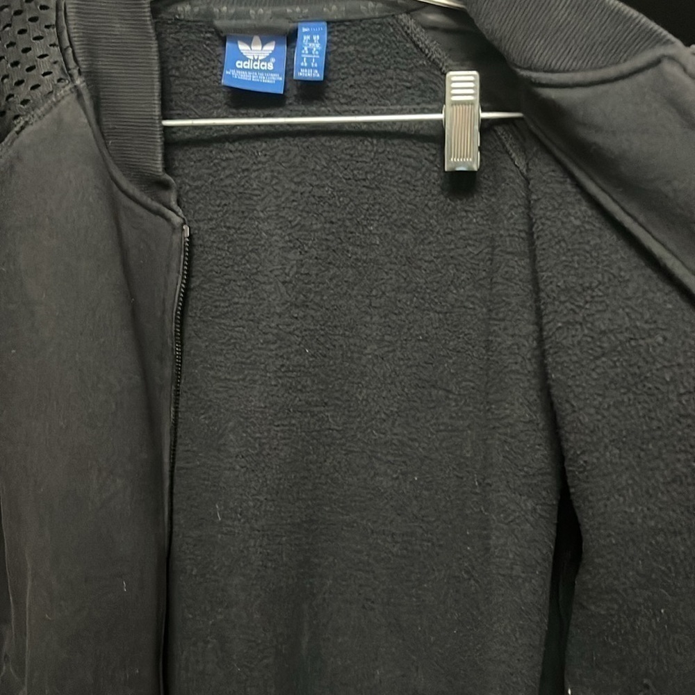 Adidas- black full zip jacket - Picture 5 of 10